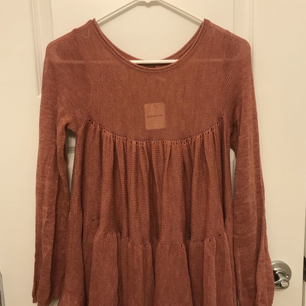free people tiered top